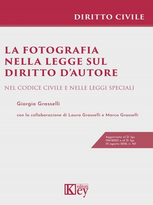 cover image of La fotografia nella legge sul diritto d'autore
